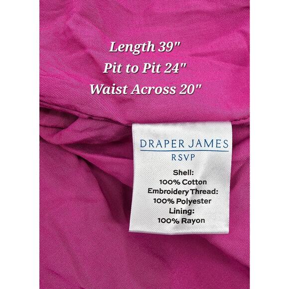 Draper James RSVP Embroidered Cotton Dress - Picture 6 of 7